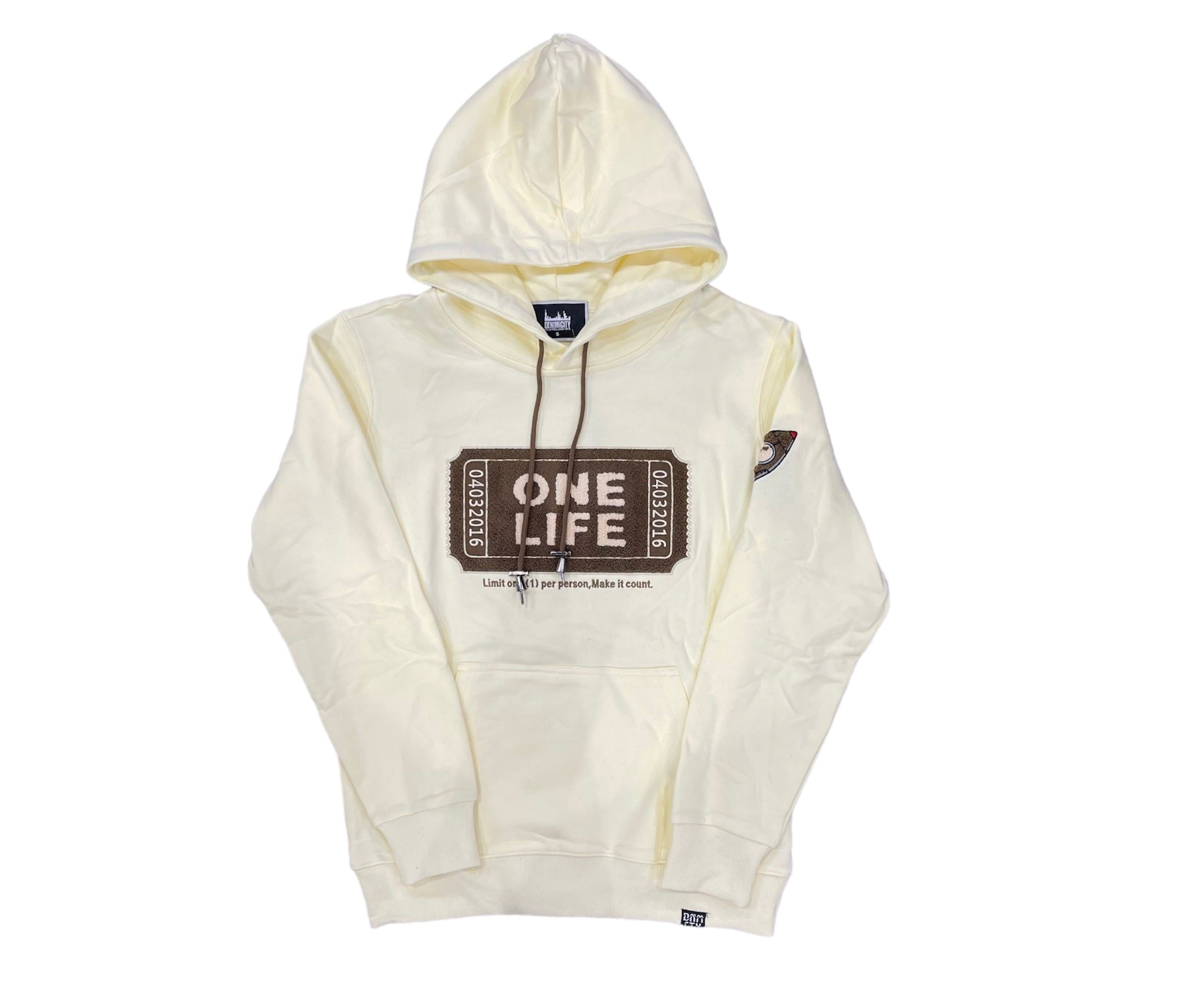 DENIM CITY MEN ONE LIFE HOODIE
