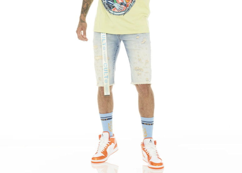 CULT OF INDIVID MEN ROCKER SHORT STRETCH