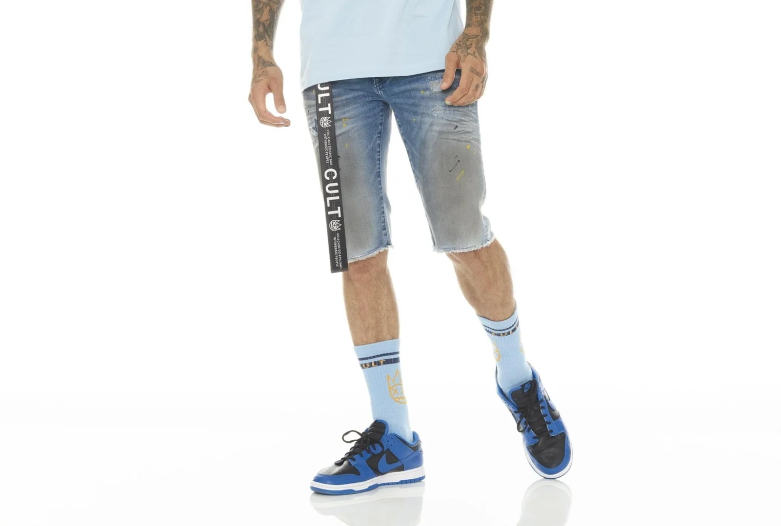 CULT OF INDIVID MEN ROCKER BELT IN VAPOR SHORT