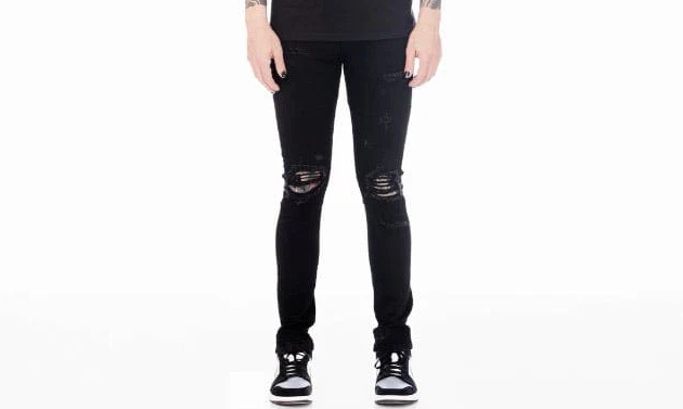 CULT MEN SKINNY BLACK JEAN