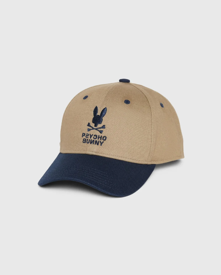 PSYCHO BUNNY MEN LLOYDS BASEBALL CAP