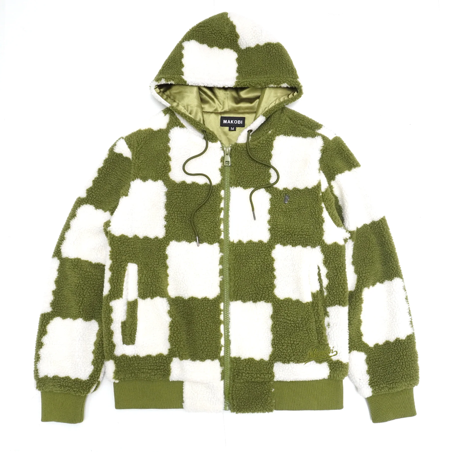 MAKOBI MEN AGATINO SHERPA HOODIE