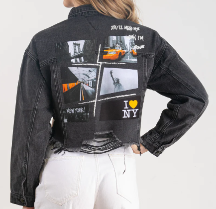 TRIO URBAN WOMEN NEW YORK DENIM JKT