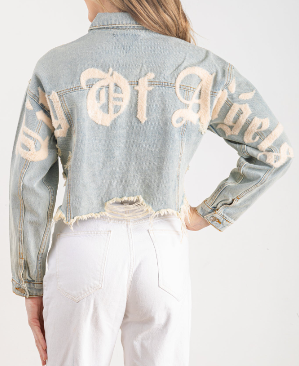 TRIO URBAN WOMEN CITY OF ANGELS DENIM JKT