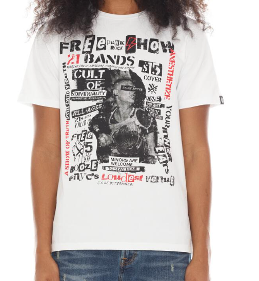 CULT MEN S/S PUNK'D' T-SHIRT