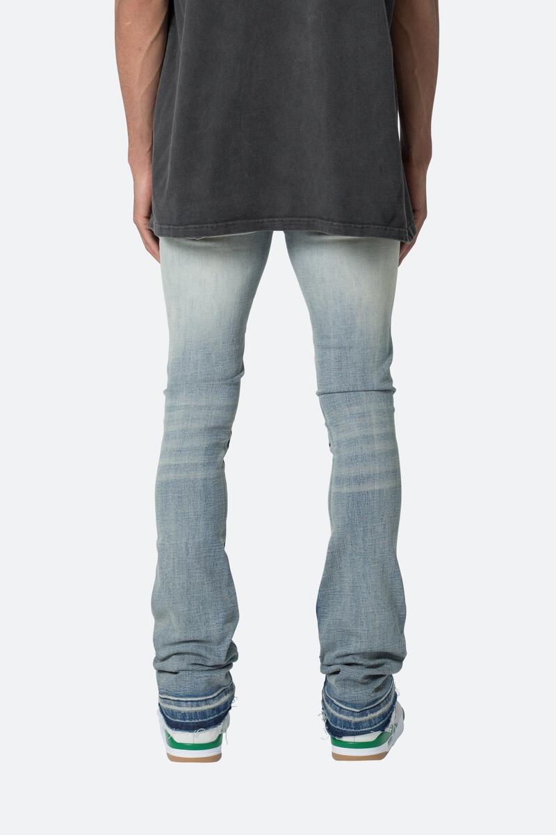 MNML MEN X514 SKINNY FLARE DENIM STACKED JEAN – D2ICHI