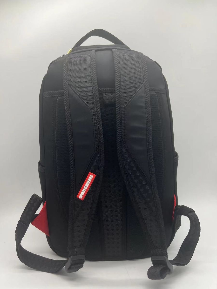 SPRAYGROUND DIABLO_BEARHUG バックパック 黒/赤 Sprayground WTF Diablo Backpack Black/Red - US