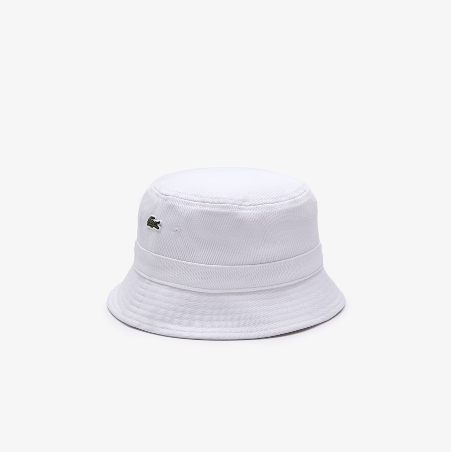 Lacoste ★ Cotton bucket hat UNISEX LACOSTE Unisex Organic Cotton Bucket Hat Size L - M/L | eBay