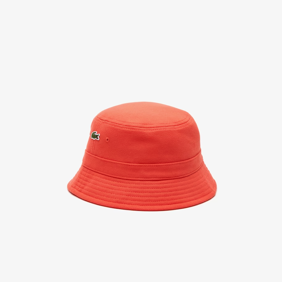 Lacoste ★ Cotton bucket hat UNISEX Lacoste Black Unisex Organic Cotton Bucket Hat Lacoste