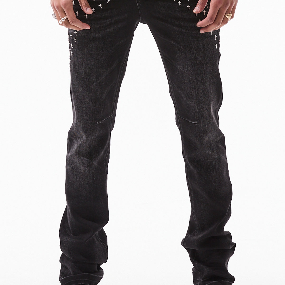 RTA MEN OLIVIER STACKED GRAPHIE FADE CROSS JEANS – D2ICHI - Official ...