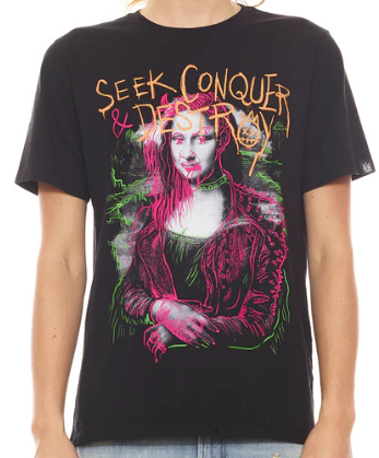 CULT MEN SEEK CONQUER DESTROY TEE