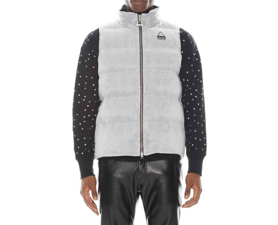 Hvman HVMAN MEN NYLON PUFFER ILLUMINATION VEST